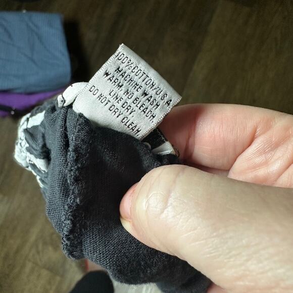 M.MAC Black White Leggings M Petite Suns Silkscreen Boutiqe - Picture 9 of 9